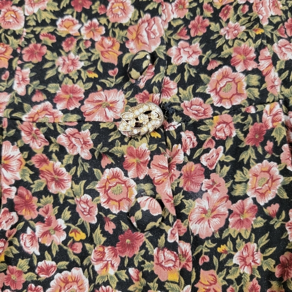 VINTAGE FLORAL ROMPER - Picture 4 of 4